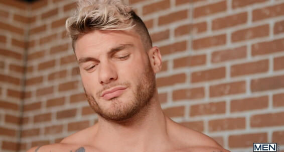 Watch Benjamin Blue stroke his massive brush before getting his ass pounded by his hot friend, Will Seed