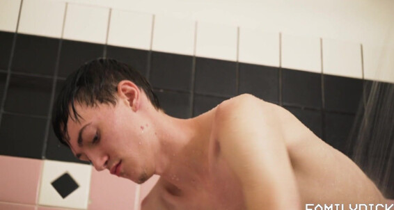 Watch Kurt Niles and Joel Someone share the shower in a hot and steamy roleplay