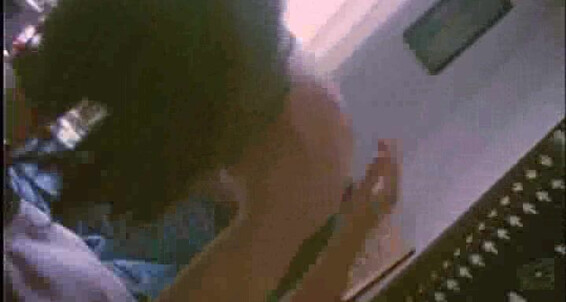 Watch as a kinky dude joins his lover in a steamy threesome!