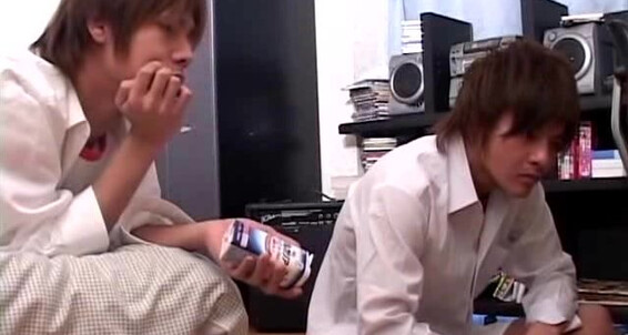 Naughty Japanese teen in uniform collection - Class A Term 3, "coat company" with a kinky twist!