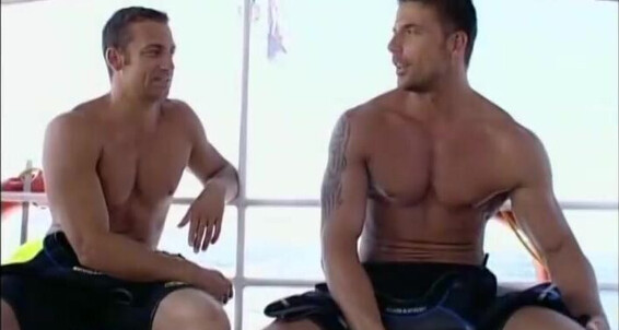 No info: Young studs take turns jerking off and taking massive cumshots in rough outdoor orgy
