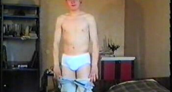 Watch young Russian Innocents 1 Potro's solo jerk off session