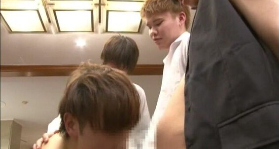 Watch as Asian boys go wild in a wild threesome with cumshots and handjobs!