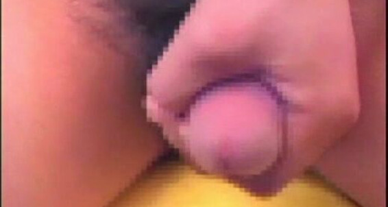 Surprise! Asian boy enjoys fingering, anal and cumming hard in JO company