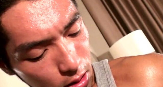 Watch as Osuinra's tight Asian body gets fingered, rimmed and jizzed on in Sweaty Muscles Prism's oral