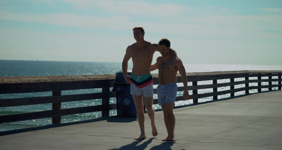 Jax & Cam Bareback in wild anal action with hot muscle-bound stud