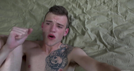 Alex James & Scott Finn share a hot load in a wild bareback anal session