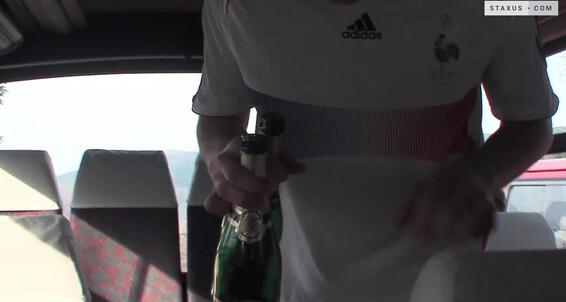 Watch the ultimate soccer orgy with two blond haired studs getting their assholes drilled and facials splattered
