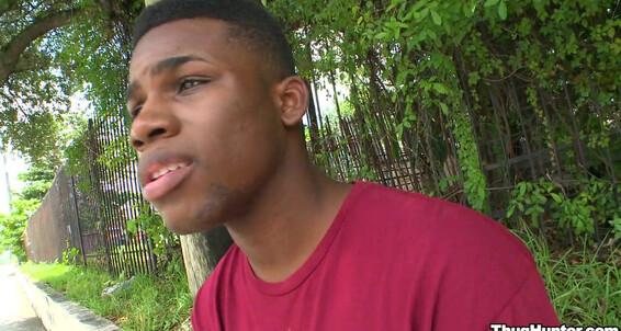 Kellah cleans up the streets with a hot load of interracial cum