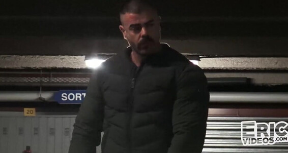 Watch André Madd, Dimitri Venum, and Jose get down and dirty in a parking lot threesome