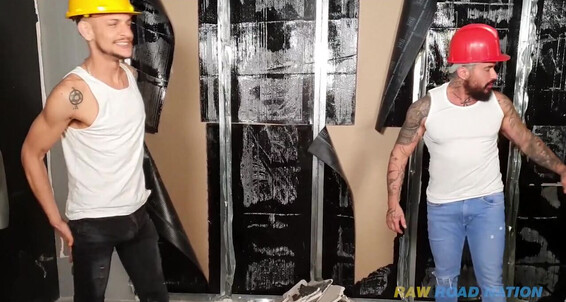 Cumshot, Tattoos, Uncut, Muscle, Hairy, Pissing Massive Cocked Young Apprentice Shows The Hungry Boss What Hes Made Of Gay SiteRip