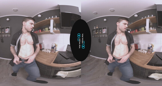 Masturbation, Cumshots, Muscle, Big Dick, Solo, VR Baking time Gay SiteRip