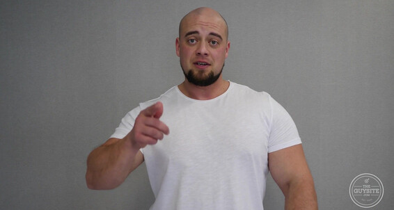 Posing, Beard, Solo, Shaved Head, Tattoo, Cumshot, Masturbation, Hairy, Muscle, Uncut Naked Russian Strong Man Gay SiteRip
