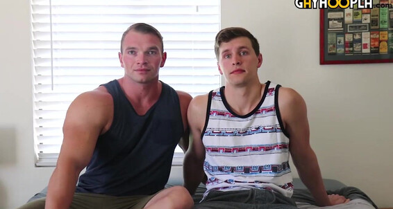 Gayhoopla Gh Bodybuilder Dorian James Fucks Adrian Monroe