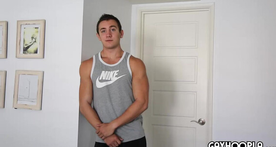 Gayhoopla Gh Fit Jock Daniel Kanon Jerks His Cock