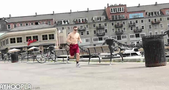 Gayhoopla Gh Fit Jock Mark Pyne Jerks Off