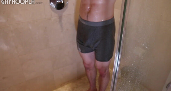 Gayhoopla Gh Fit Jock Mark Pyne Jerks Off