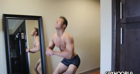Gayhoopla Gh Handsome Tatted Taylor Shift Jerks His Cock Part