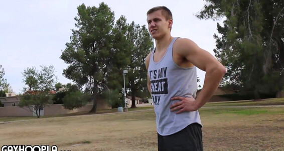 Gayhoopla Gh New Fit Uncut College Boy Max Markoff