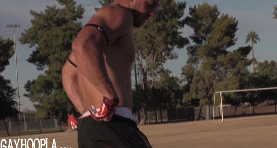 Gayhoopla Gh New Model Football Jock Derek Jones