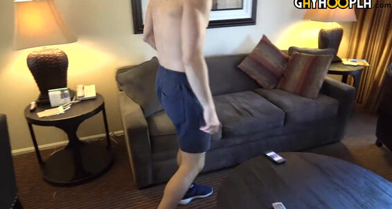Gayhoopla Gh Ripped Gym Jock Roman Tate Works Out And Jerks Off
