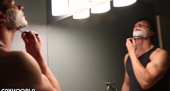 Gayhoopla Gh Tall Stud Brett Lucci Jerks His Cock
