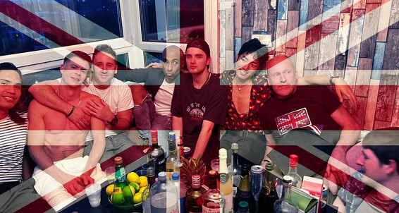 Hungyoungbrit Rough Raw Gritty Footage Lads Cumming Full On House Party Reece Mckenziem Trent Benz