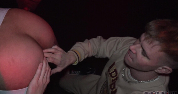 Hungyoungbrit Filthy Fitty Gorgeous Twink Spunked Up In Front Of Everyone In Darkroom Real Faggot Kelb Hung Young Brit