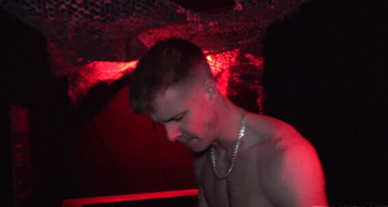 Hungyoungbrit Filthy Fitty Gorgeous Twink Spunked Up In Front Of Everyone In Darkroom Real Faggot Kelb Hung Young Brit
