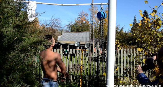 Ruscapturedboys Model Photoshoot At The Dacha