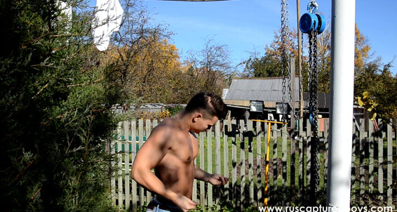 Ruscapturedboys Model Photoshoot At The Dacha