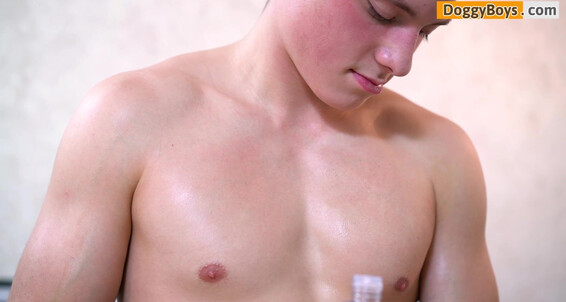 Sporty Boys Oiled Twink Ass Timo Kok P